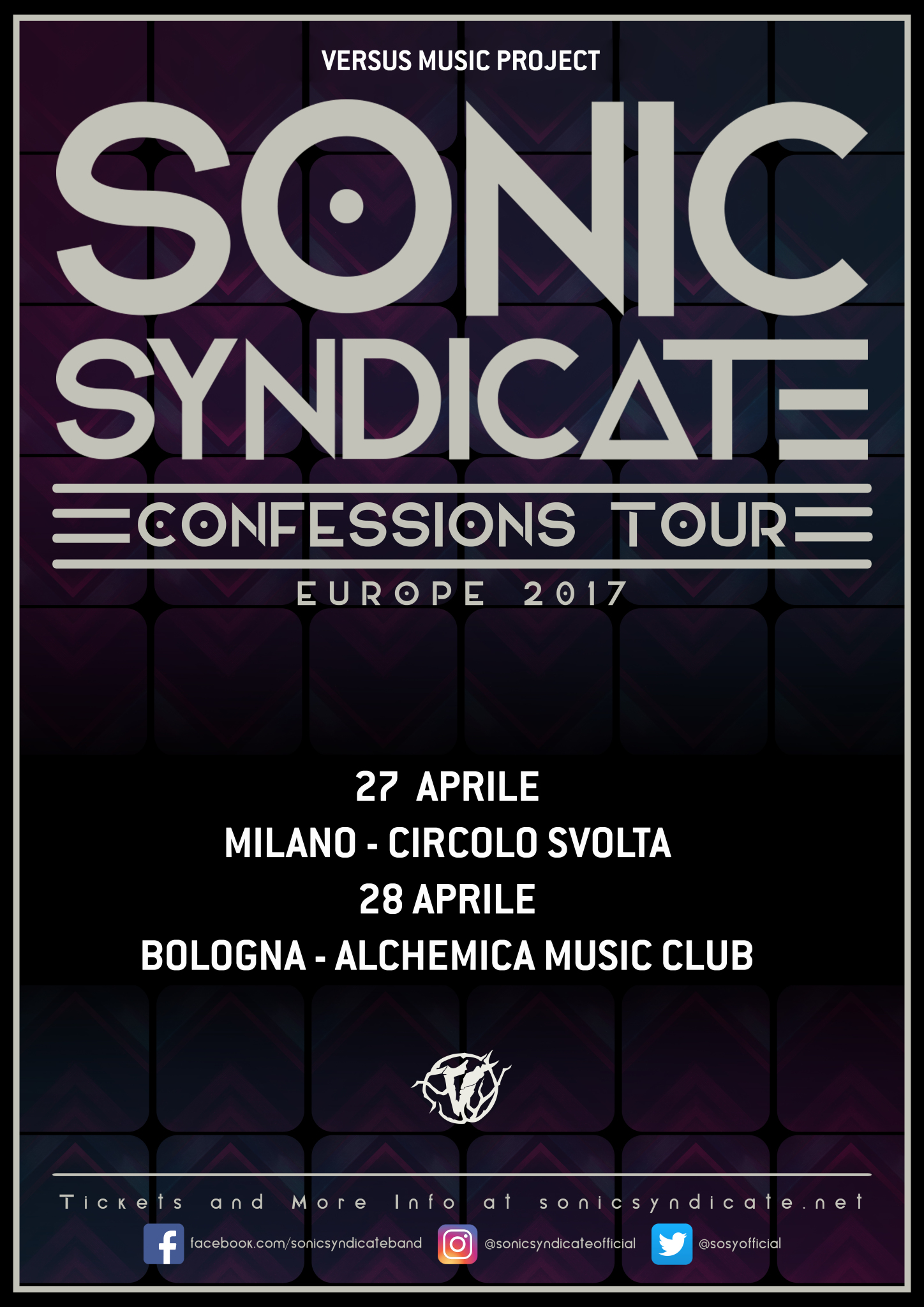 SONIC SYNDICATE tour