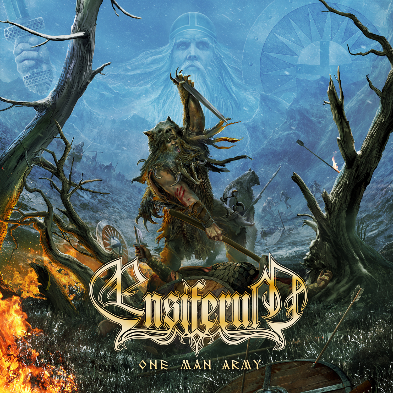 Ensiferum One Man Army album cover art