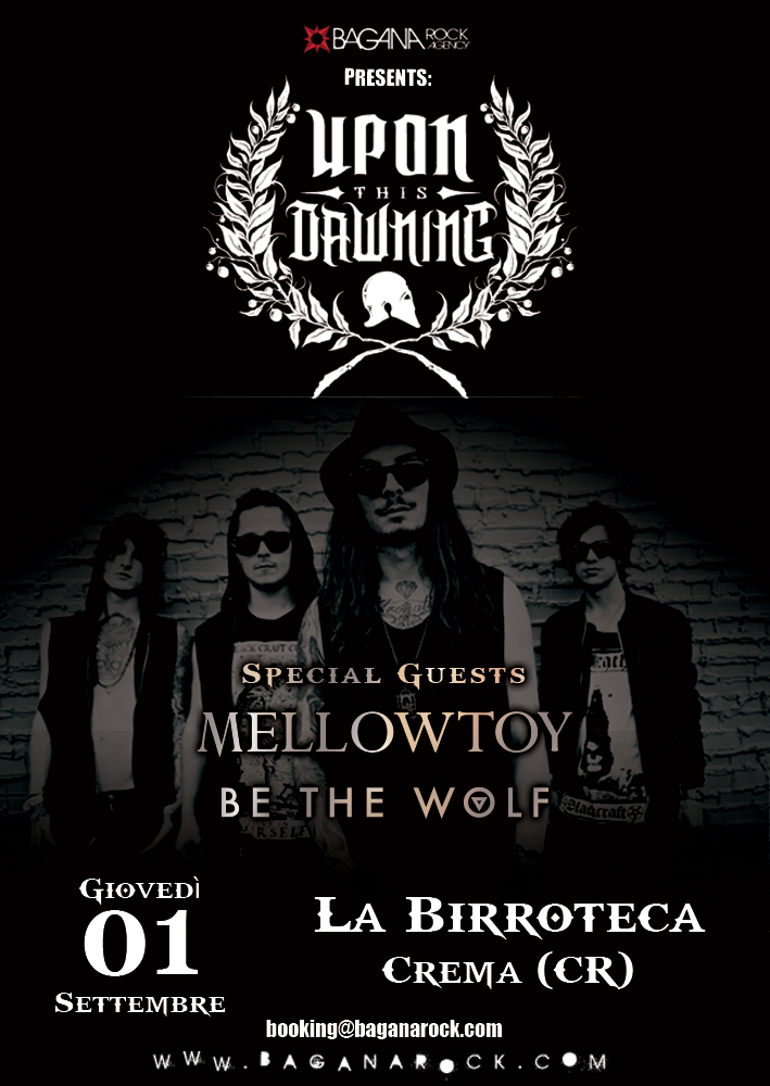Upon this dawning crema birroteca flyer (1)