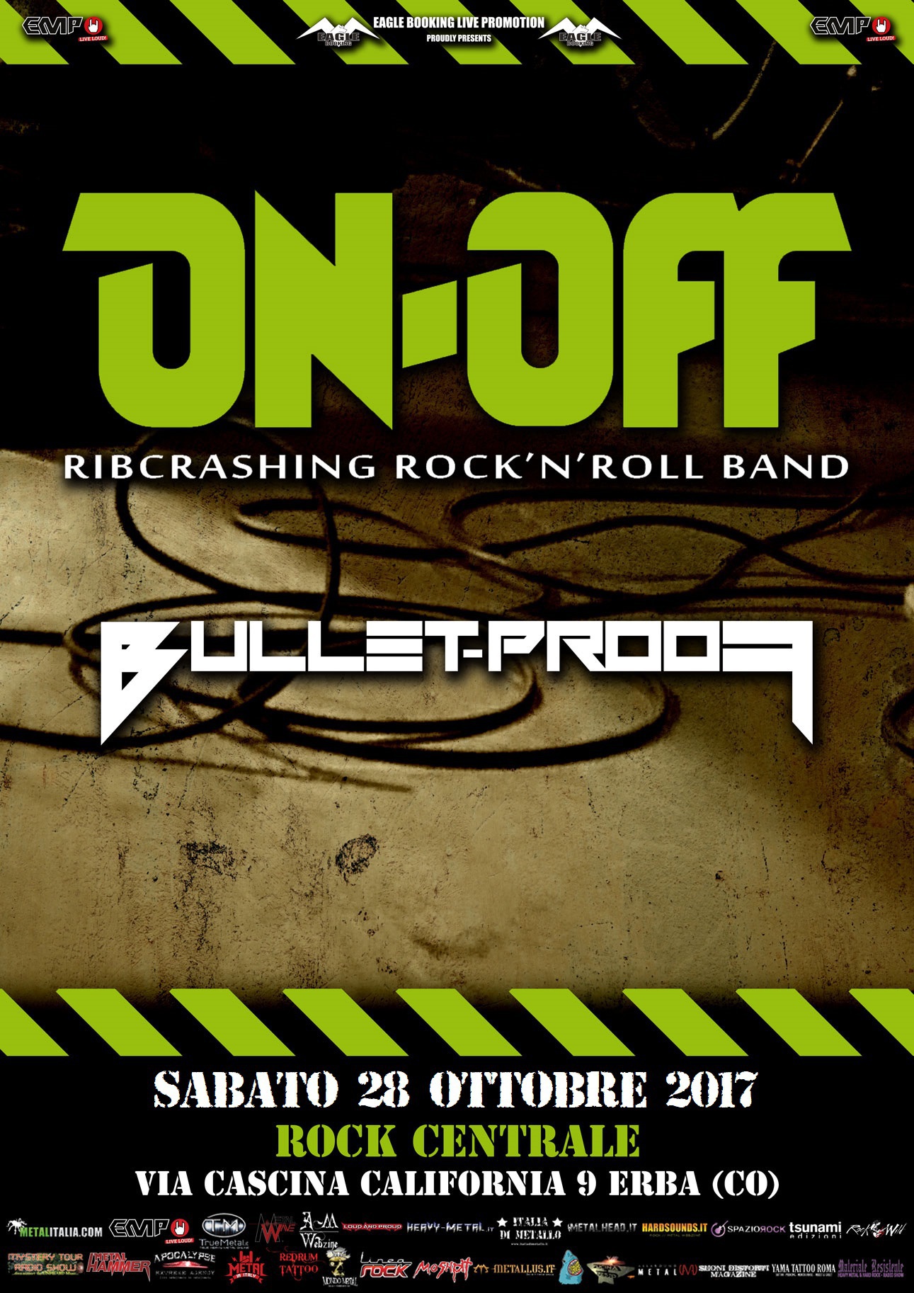 ON OFF e Bullet Proof on