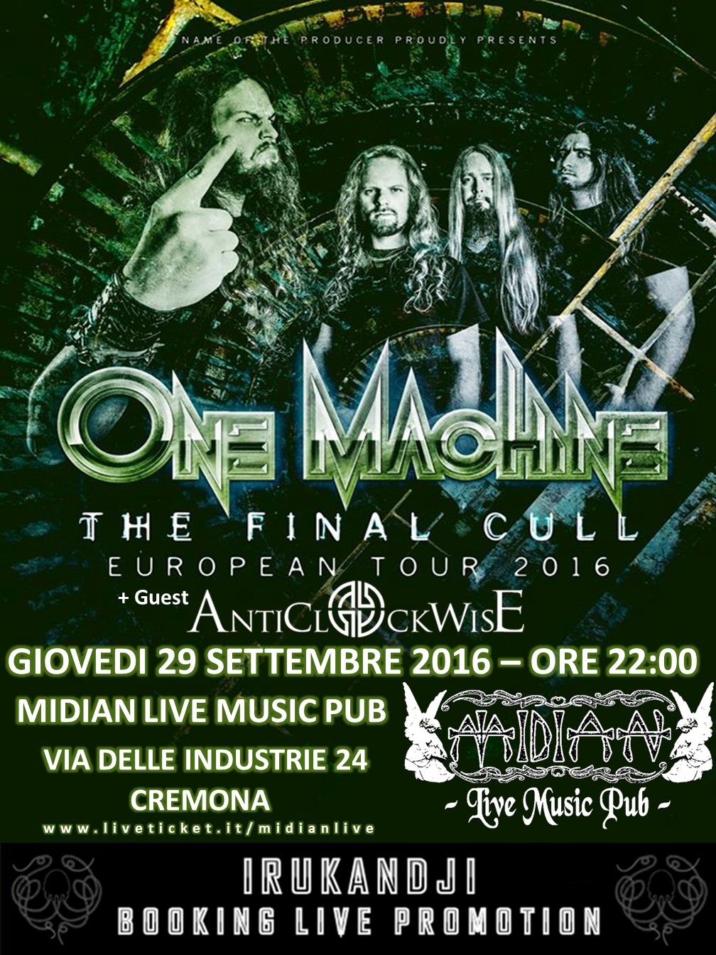 One Machine + AntiClockWise @Midian Live Music Pub