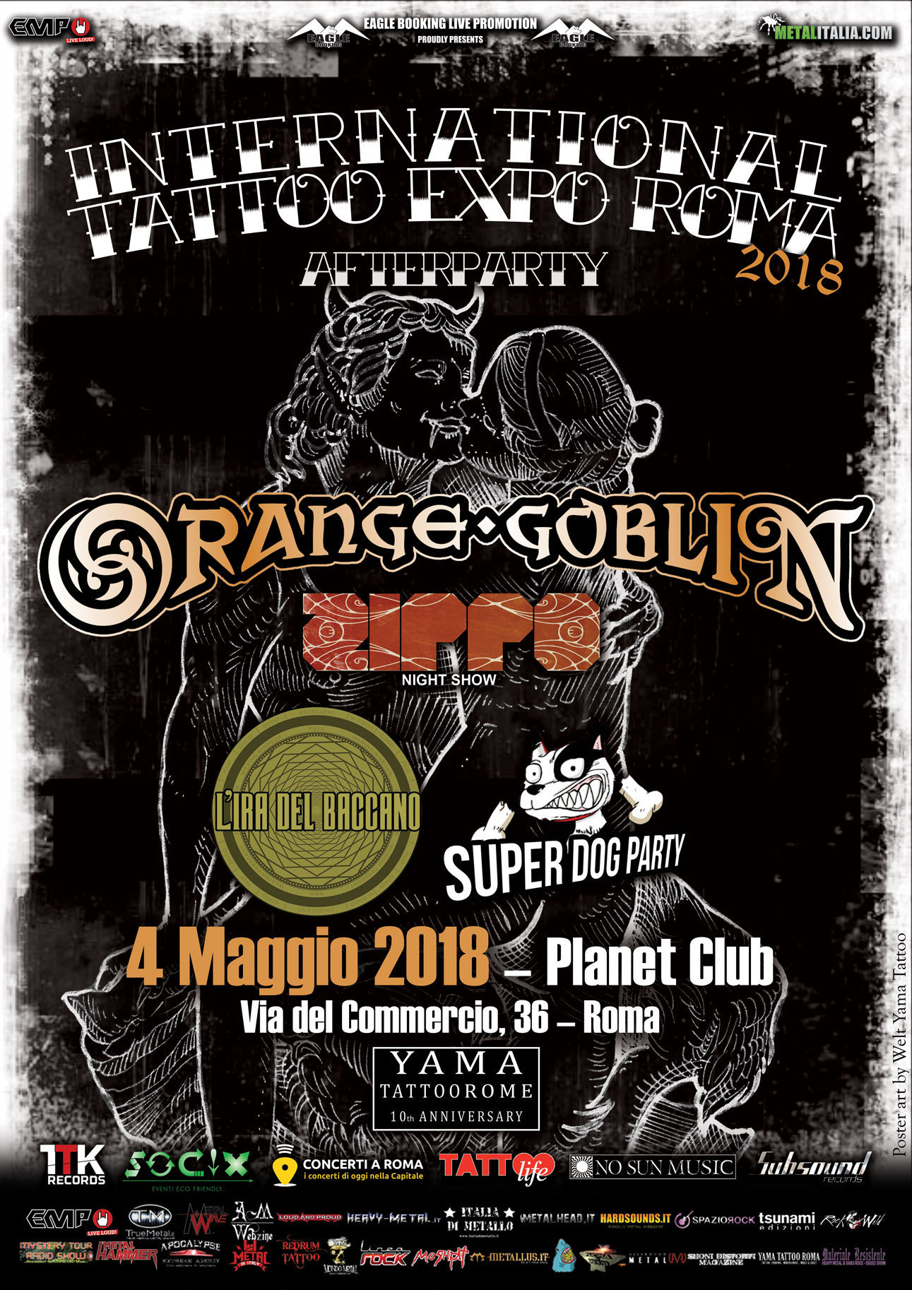 orange goblinl Locandina roma def