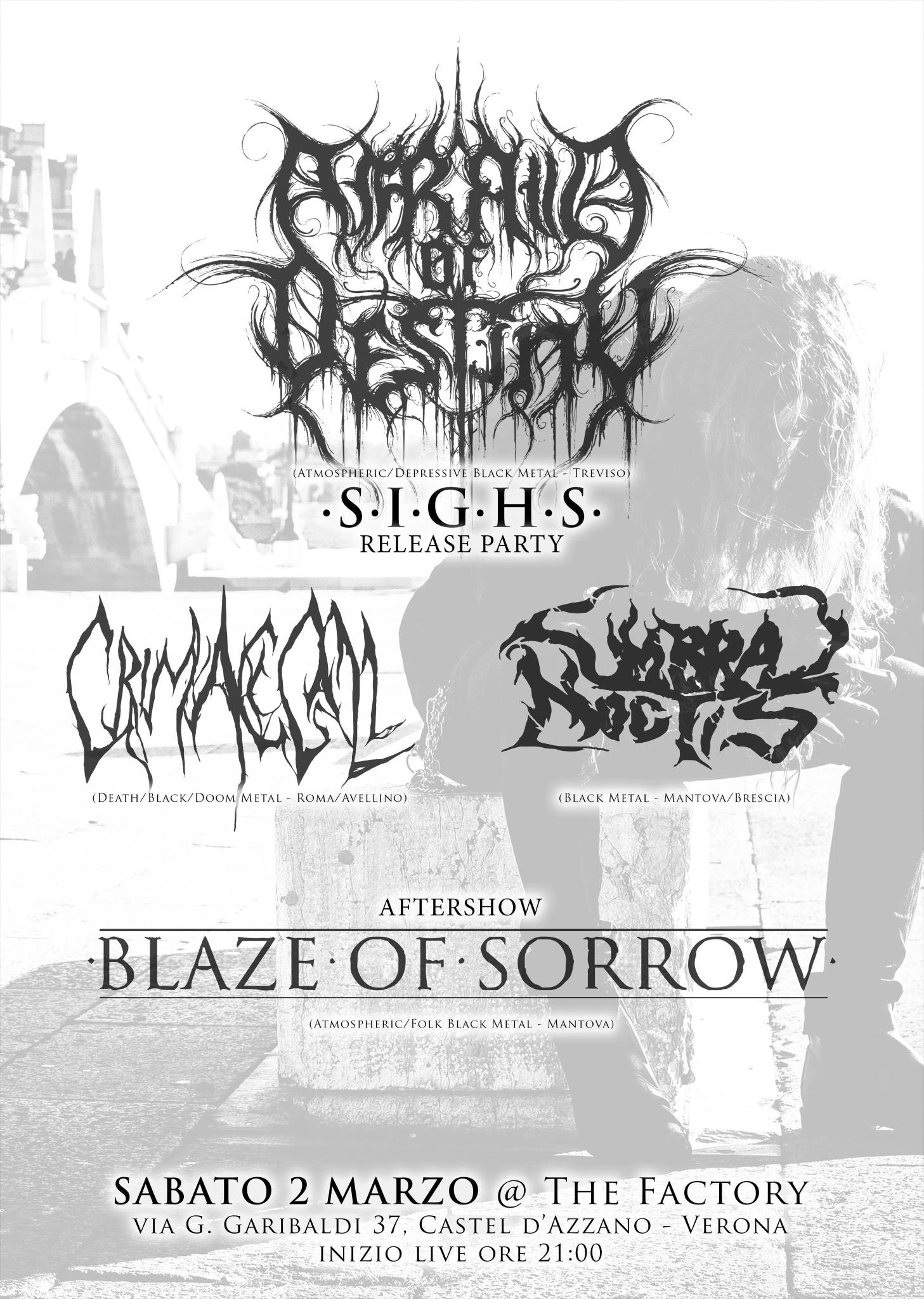 AFRAID OF DESTINY RELEASE PARTY