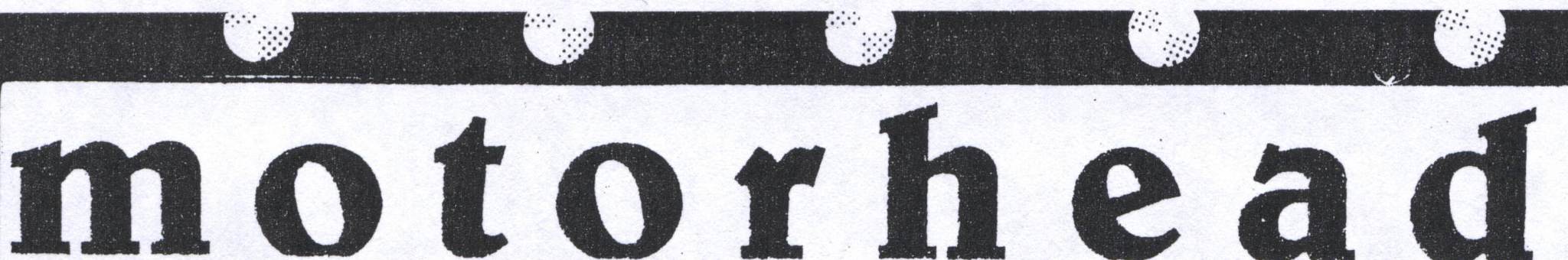 MOTORHEAD 1982 MONIKER
