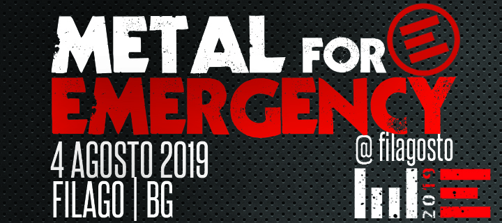METAL FOR EMERGENCY 2019   annuncio date