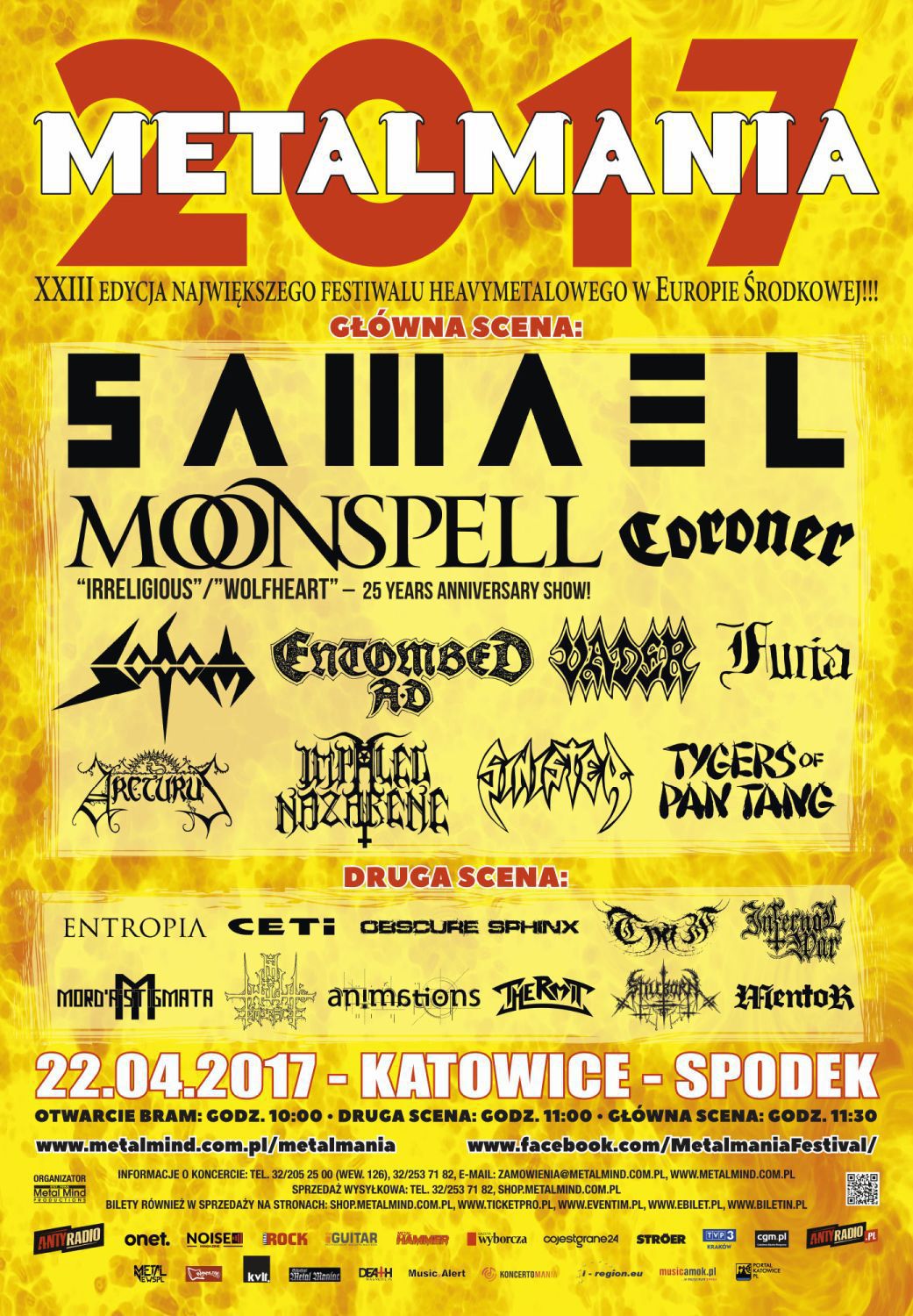 Metalmania 2017 poster