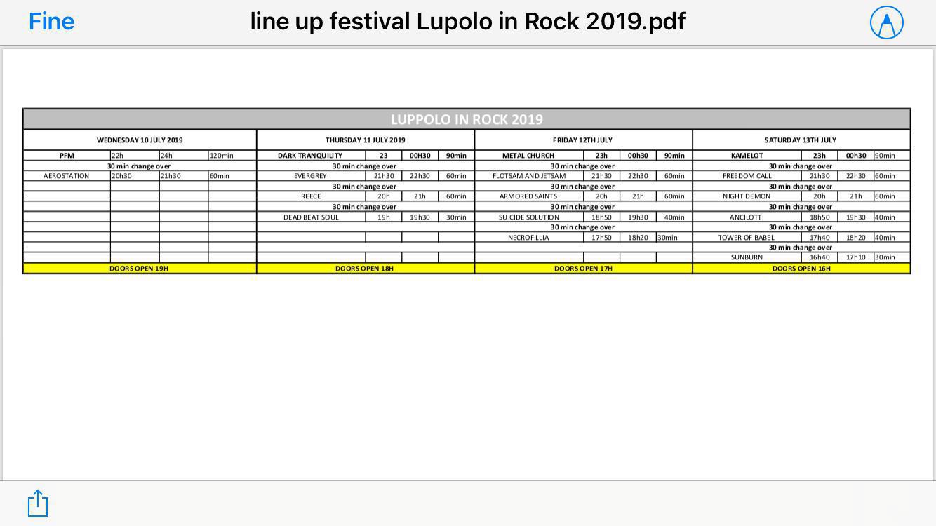 line up