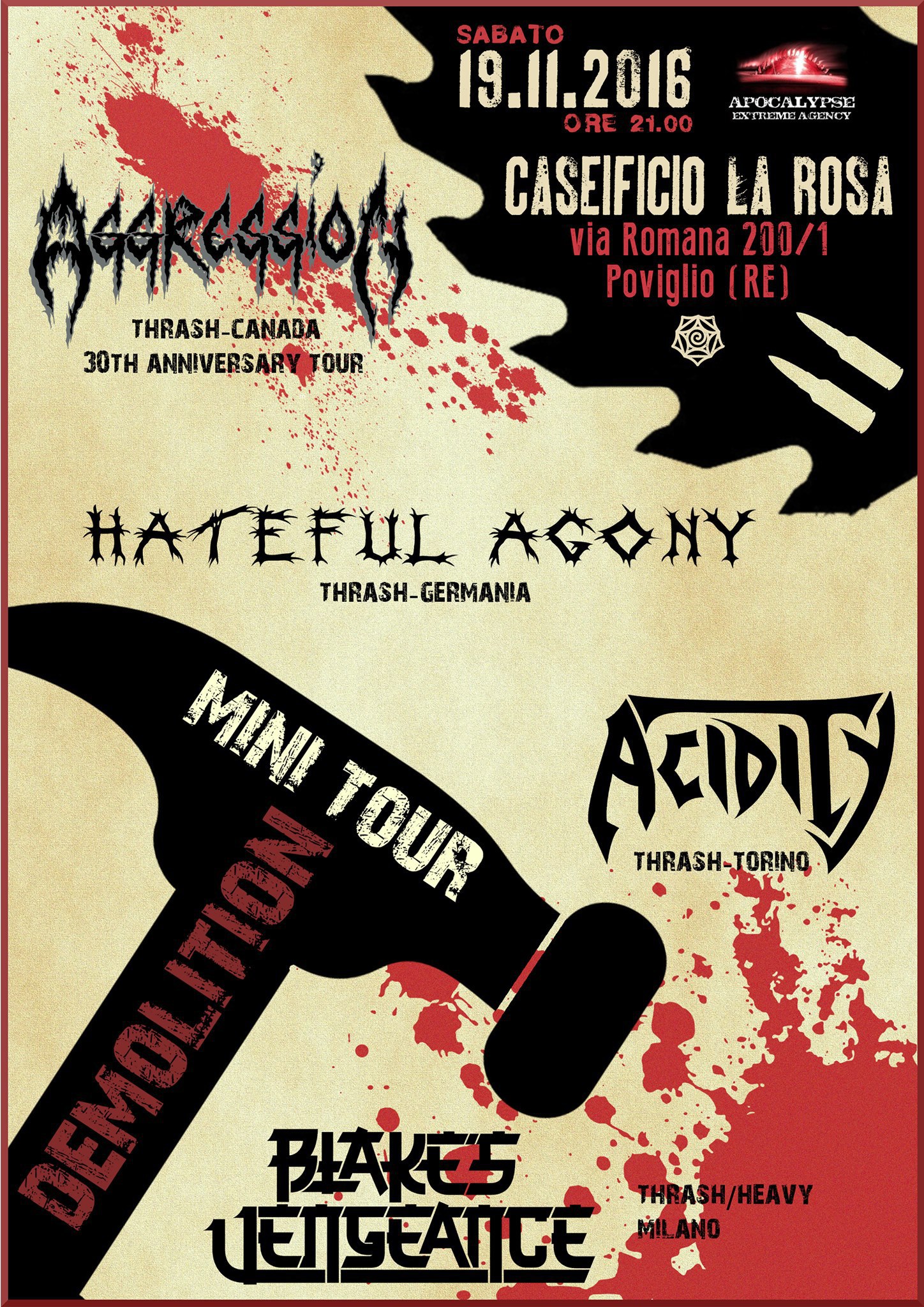 Demolition tour Poviglio
