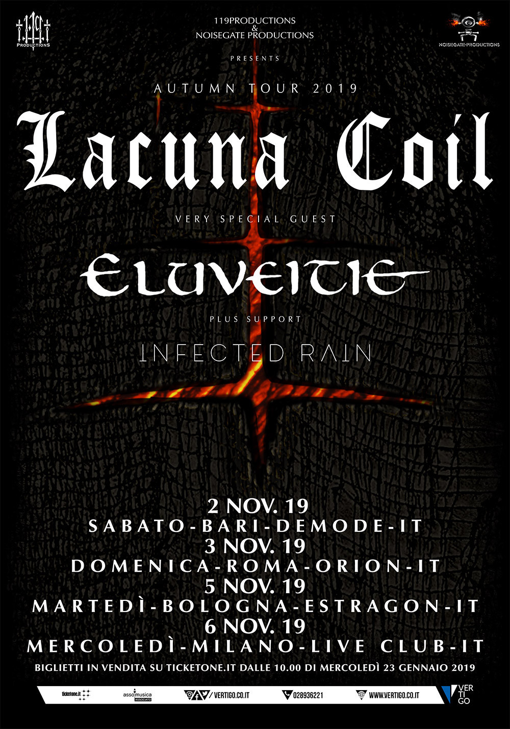 lacuna coil 2019