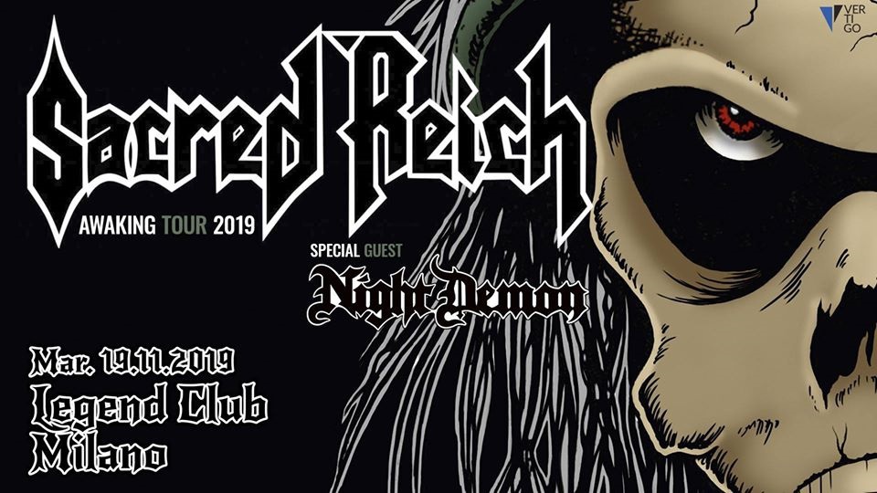 Live Report: Sacred Reich + Night Demon @ Legend Club, Milano, 19/11/2019 