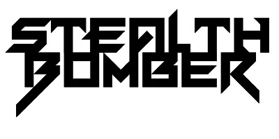 Stealth Bomber Logo Schwarz FullForceDrummer