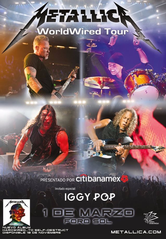 metallicamexicomarch1 2017 poster