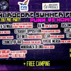 Queer Hardcore Summer Festival 2017 @ Festaintenda Il Cantiere – Mortegliano (Ud)