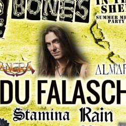 Bones in the Shed w/edu Falaschi, Rain & more @ Shed Music Hall – Casapulla (Ce)