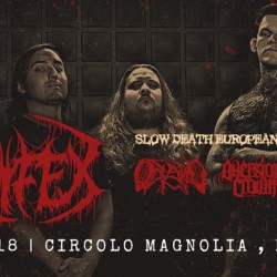 Carnifex “Slow Death” European tour 2018 @ Circolo Magnolia – Segrate (Mi)