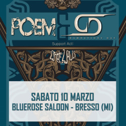 Poem + Damnation Day + White Wall @ Blue Rose CLub – Bresso (MI)