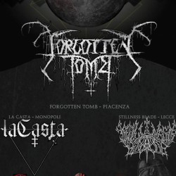 Forgotten Tomb + laCasta + Stillness’ Blade @Istanbul Cafè – Squinzano (Lecce)