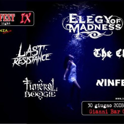 Rock Pride Fest IX @Spongano (Lecce) – Elegy of Madness + Last Resistance + The Clips + Ninfea + Funeral Boogie