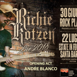 Richie Kotzen @ Estate In Fortezza Santa Barbara – Santa Barbara, Pistoia