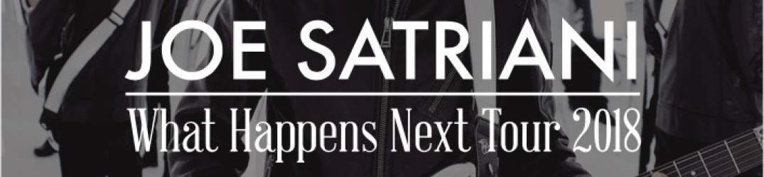 Satriani: tutti i dettagli delle tre date Italiane