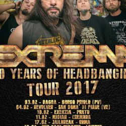 Extrema “Years Of Headbanging Italian Tour 2017” @ CSA Baraonda – Segrate (MI)