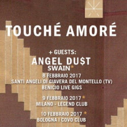 Touché Amoré @ Benicio Live Gigs, Santi Angeli di Giavera Del Montello (TV)