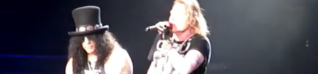 Guns N’ Roses: guarda i video-live del concerto giapponese di Kobe