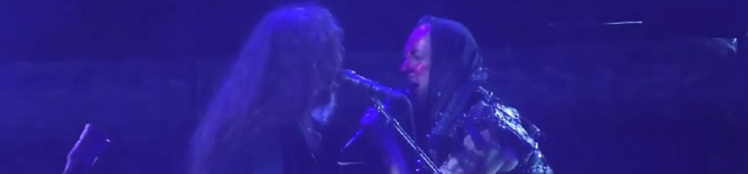 Nergal (Behemoth) sul palco con gli Slayer per ‘Evil Has No Boundaries’