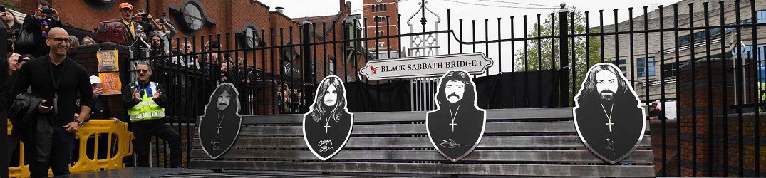 Black Sabbath: svelato il ponte a Birmingham intitolato a loro (foto e video)