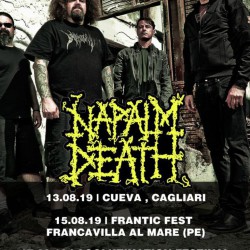 Napalm Death @ Cuevarock – Cagliari