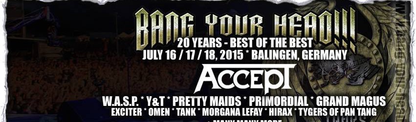 Bang Your Head Festival 2015: annunciato il primo headliner