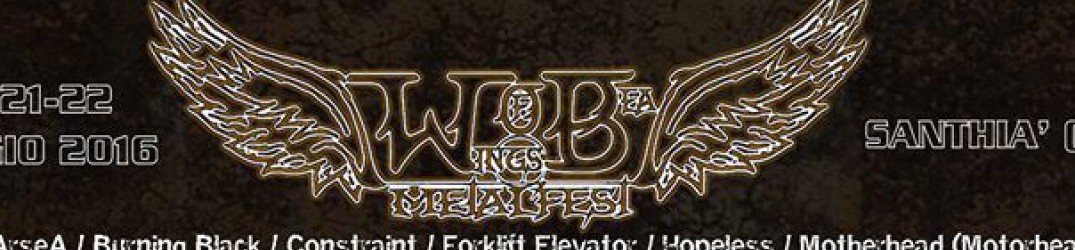 Wings of Bea Metalfest 2016: tutte le bands e gli orari