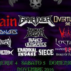 Mortesana Metal Fest 2016w/ Rain, Mindwars & more @ The One Metal Live – Cassano d’ Adda (MI)