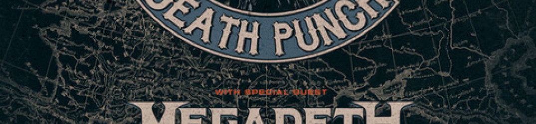 Five Finger Death Punch, Megadeth: annunciato il MegaDethPunch tour, una data in Italia!