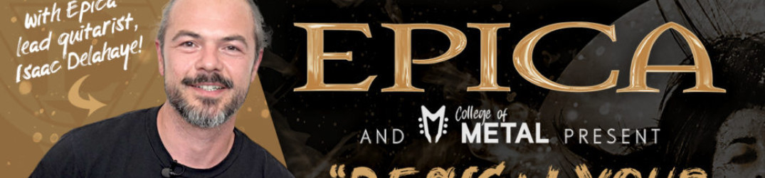 Epica: “College Of Metal” lancia il video tutorial “Design Your Universe Guitar” e un concorso