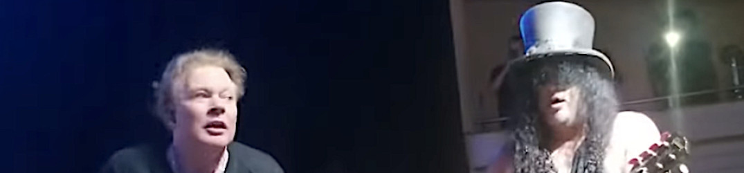 Guns N’ Roses: brutto scivolone per Axl Rose durante il concerto di ieri sera a Las Vegas