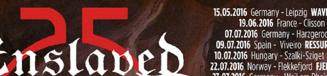 Enslaved: tour per il venticinquennale, reissue del debut-album, partecipazione al Fosch Fest