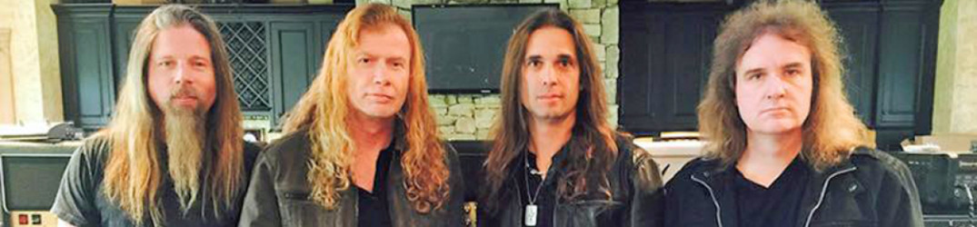 Megadeth: il video che mostra il gruppo mentre prova una nuova canzone