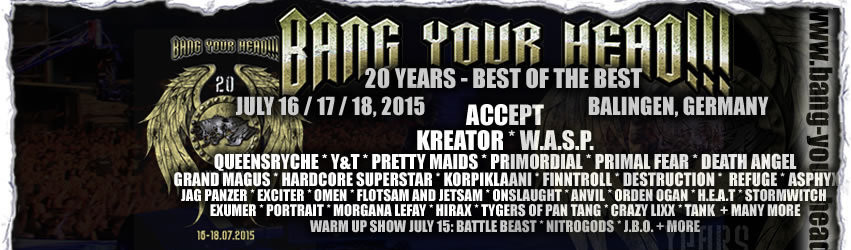 Bang Your Head 2015: due nuove conferme per il festival tedesco