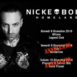 Nicke Borg (Backyards Babies) @ legend – Milano