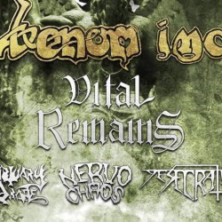 Venom Inc. + Mortuary Drape + Vital Remains – Bologna