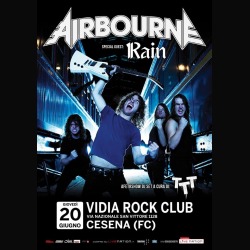 Rain: insieme agli Airbourne a Cesena