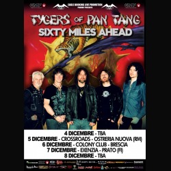 Tygers Of Pan Tang: tour italiano a dicembre
