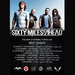 Sixty Miles Ahead: nuove date live in arrivo