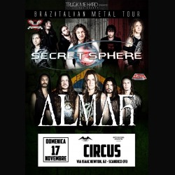 Almah + Secret Sphere: aggiunta una data a Firenze
