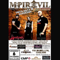 M:Pire Of Evil: a dicembre live al Fabrik Club di Cagliari