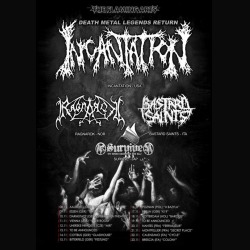 Incantation: dal vivo in Italia con Ragnarok e altri