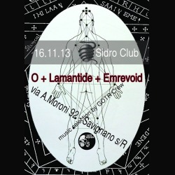 O: data italiana a novembre con Lamantide e Emrevoid