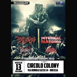 Disgorge: i dettagli della data al Colony di Brescia