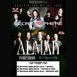Almah: dettagli delle date italiane con i Secret Sphere